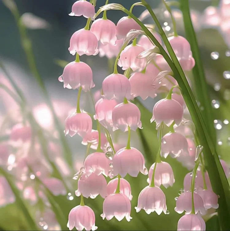 Pink Lily of the Valley Flower seeds for Planting - Wildflower Mix, Heirloom & GMO Free Seeds for Home Garden