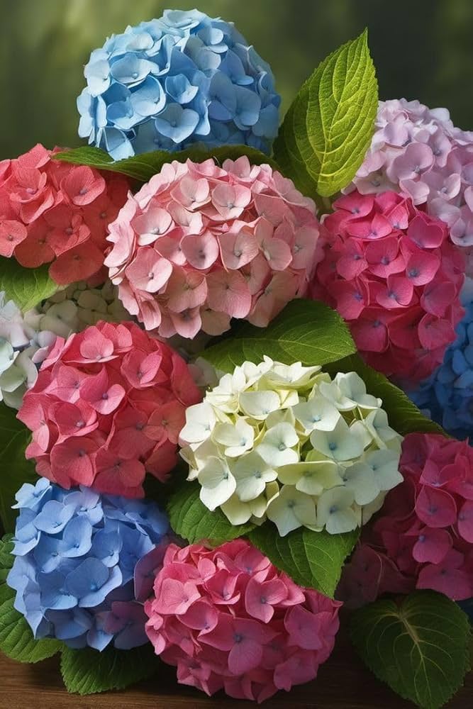 Deep Pink Hydrangea Flower seeds for Planting Perfect for Borders, Heirloom & GMO Free Seeds for Home Garden seeds for planting