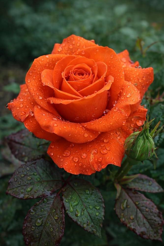Orange Promise Rose Flower seeds for Planting Bright Blooms, Heirloom & GMO Free Seeds for Home Garden Sale vegetable and garden seeds