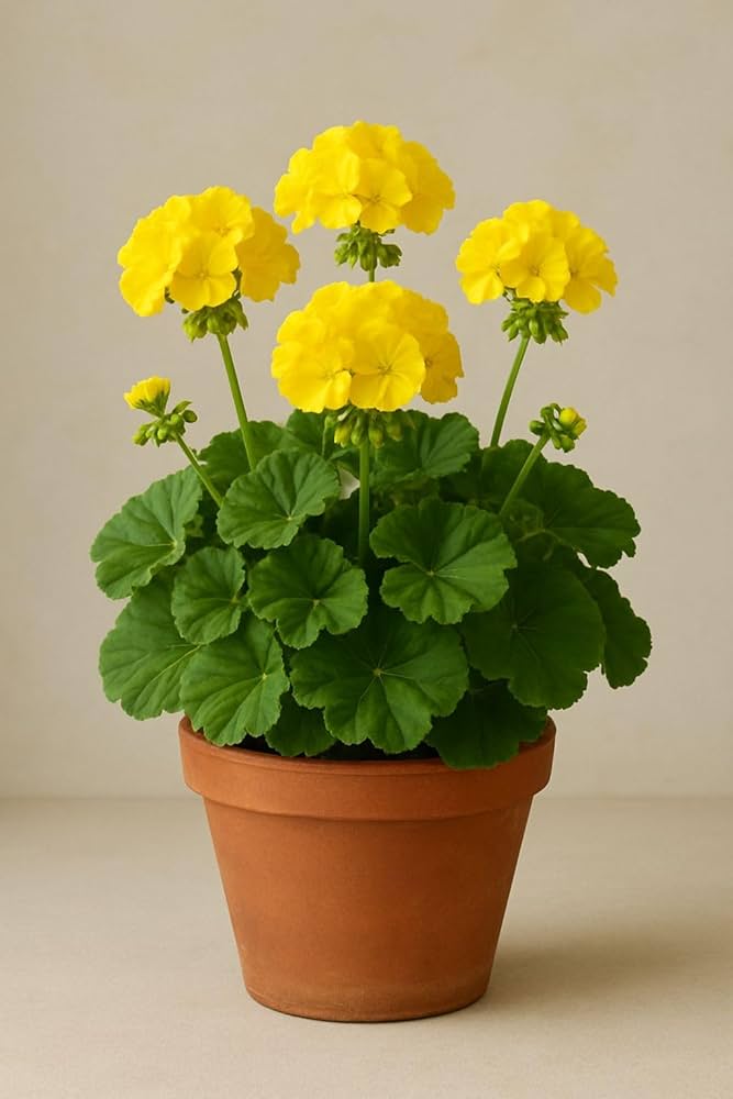 Geranium Yellow Flower seeds for Planting Colorful Display, Heirloom & GMO Free Seeds for Home Garden seeds for planting