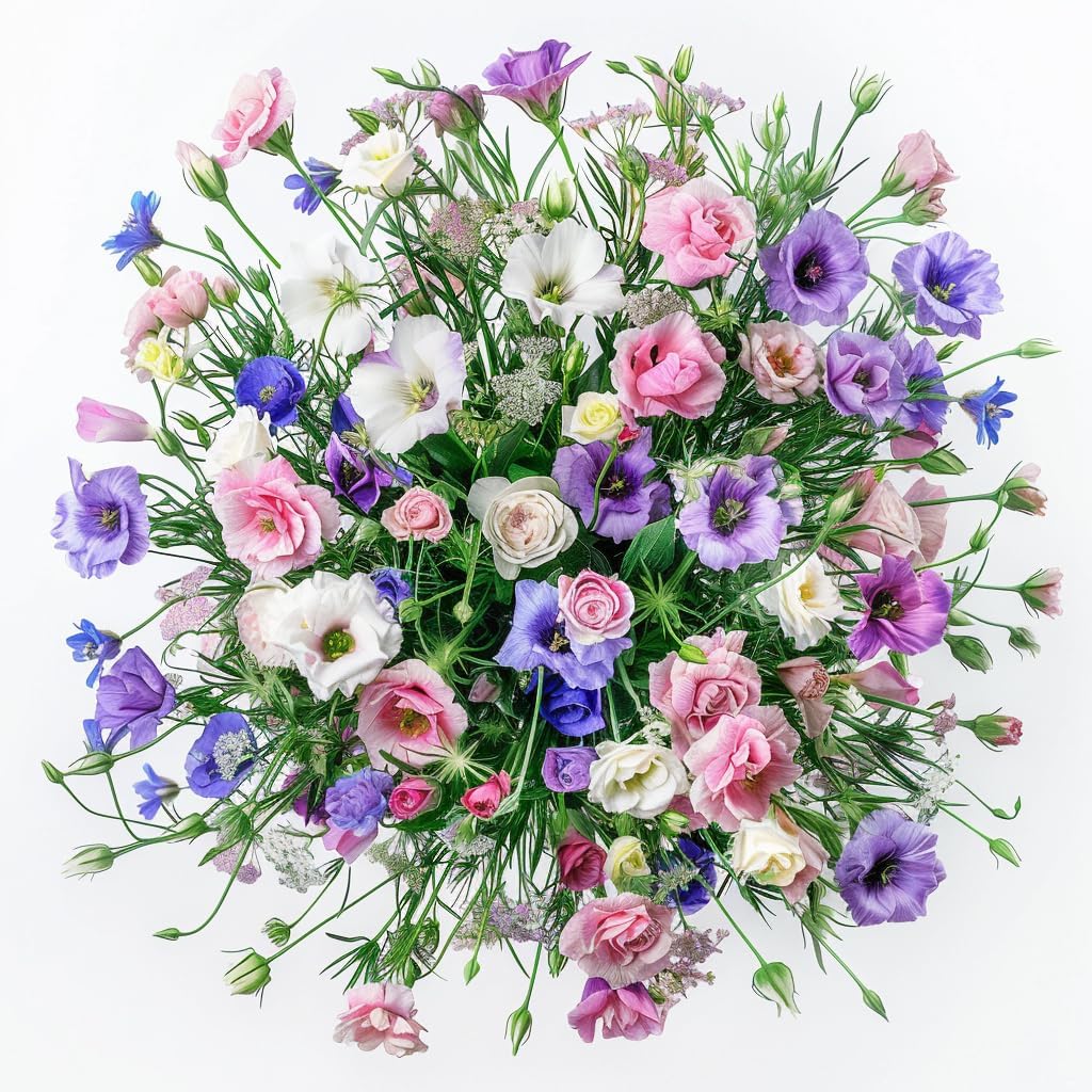 High quality Mixed Lisianthus Flower seeds for Planting Pollinator Friendly, Heirloom & GMO Free Seeds for Home Garden seeds pack