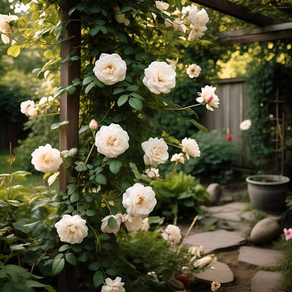 Climbing Rose Flower seeds for Planting Premium Quality Heirloom & GMO Free Seeds for Home Garden