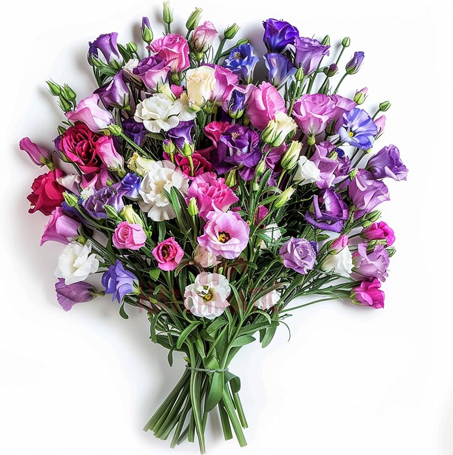 Mixed Lisianthus Sapphire Flower seeds for Planting Seasonal Bloomer, Heirloom & GMO Free Seeds for Home Garden seeds for planting