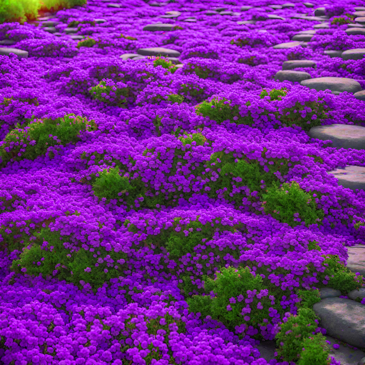 Mix Creeping Thyme Flower seeds for Planting - Sun Loving, Heirloom & GMO Free Seeds for Home Garden