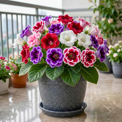Sinningia Gloxinia Flower seeds for Planting Cut Flower Favorite Heirloom & GMO Free Seeds for Home Garden