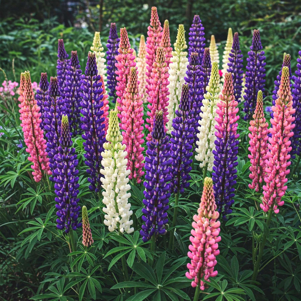 Premium Lupine Mixed Flower seeds for Planting Perfect for Borders, Heirloom & GMO Free Seeds for Home Garden seeds