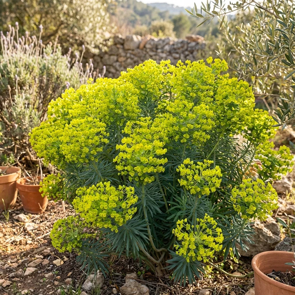 Mediterranean Spurge Flower seeds for Planting Cut Flower Favorite Heirloom & GMO Free Seeds for Home Garden