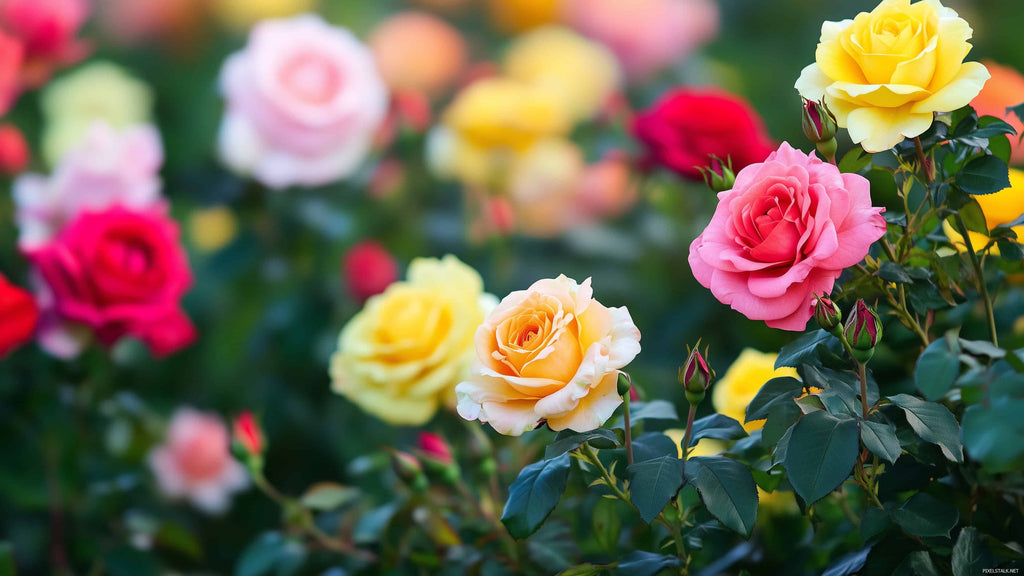 Multi Rose Flower seeds for Planting Perfect for Borders, Heirloom & GMO Free Seeds for Home Garden S vegetable and garden seeds