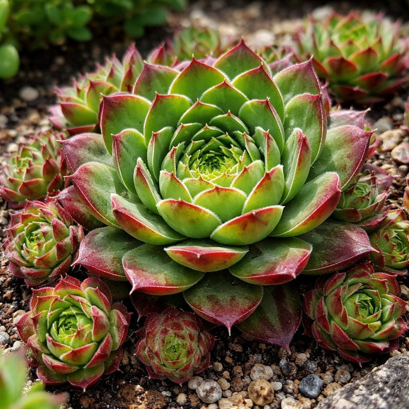 Green Chicks Sempervivum Flower seeds for Planting Sun Loving, Heirloom & GMO Free Seeds for Home Garden vegetable and garden seeds