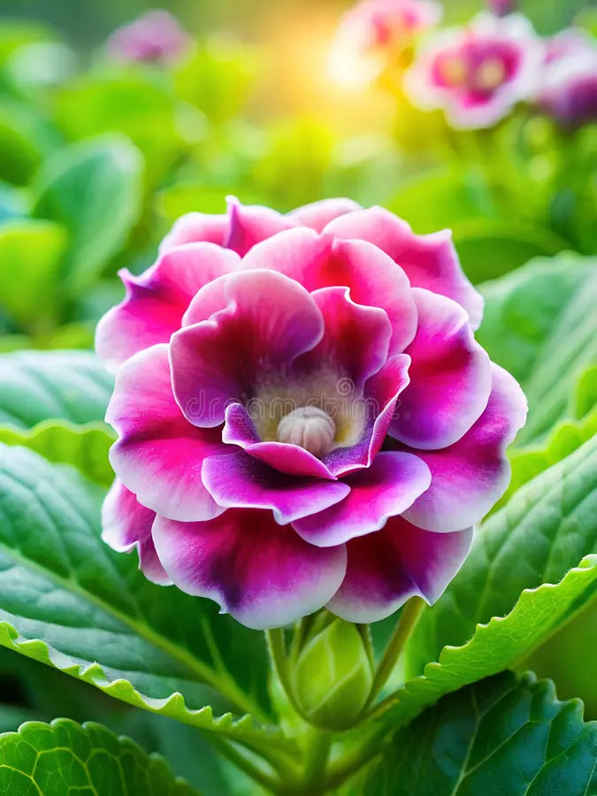 High quality Pink Purple Gloxinia Flower seeds for Planting Compact Growth, Heirloom & GMO Free Seeds for Home Garden seeds pack