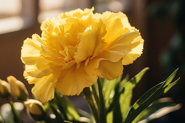 Exotic Dark Yellow Carnation Seeds for Colorful Planting