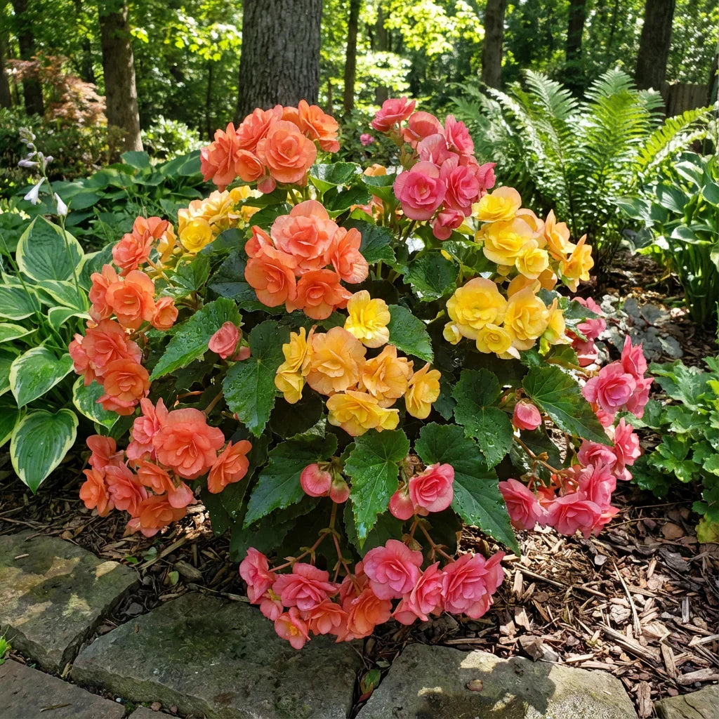 Rieger Begonia Flower seeds for Planting Drought Tolerant Heirloom & GMO Free Seeds for Home Garden