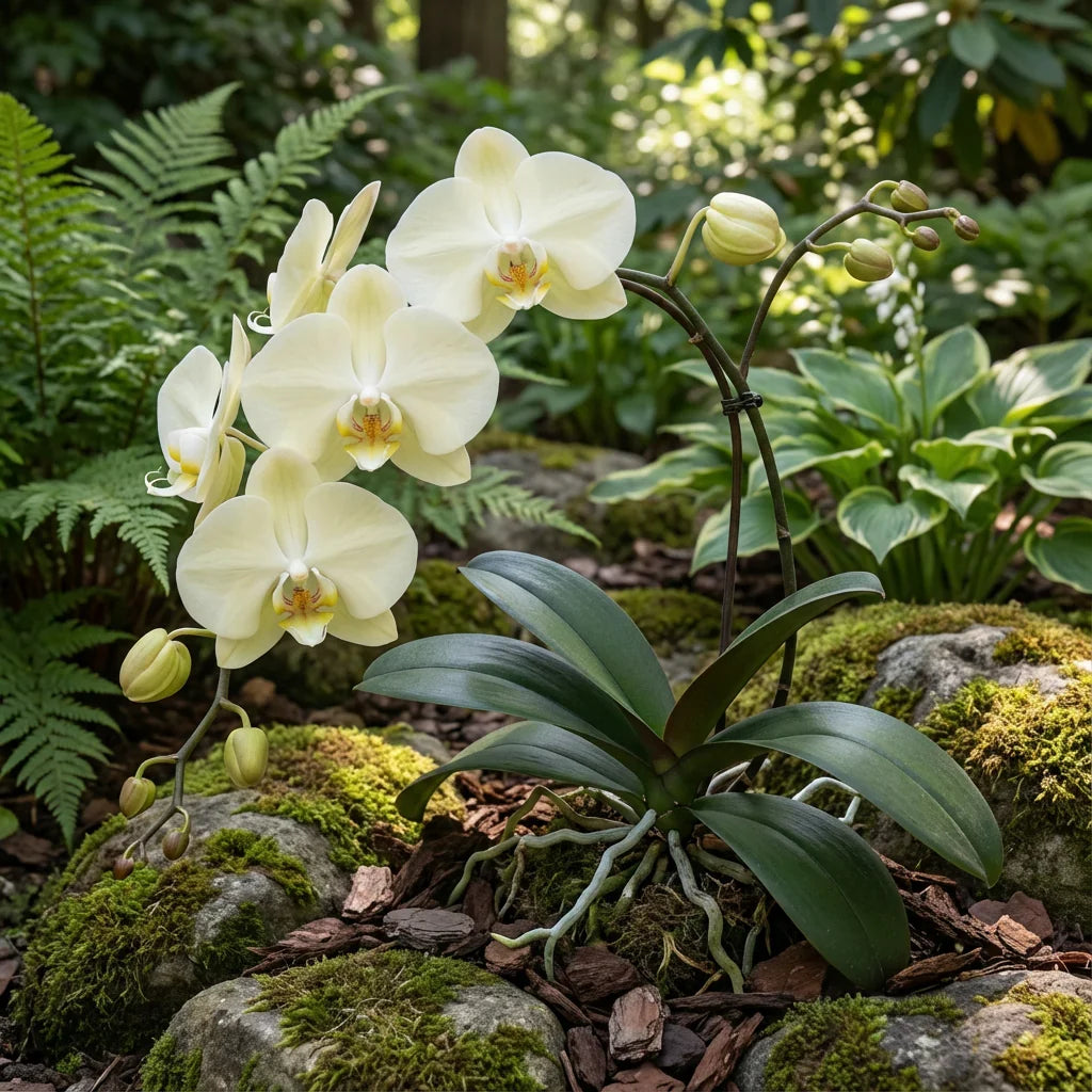 Cream Phalaenopsis Orchid Flower seeds for Planting Long Bloom Season, Heirloom & GMO Free Seeds for Home Garden vegetable and garden seeds