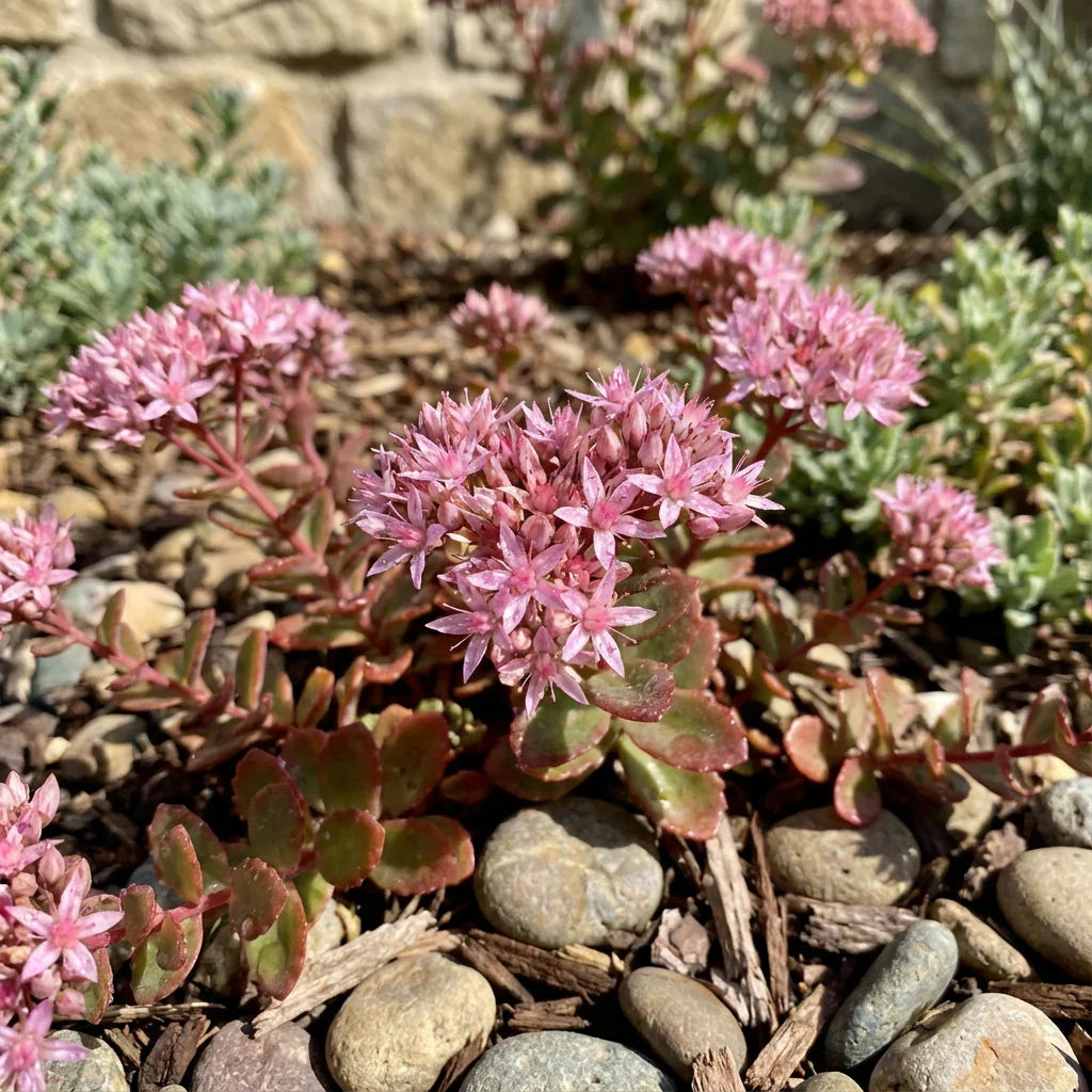 Pink Sedum Stolon Flower seeds for Planting Garden Favorite, Heirloom & GMO Free Seeds for Home Garden vegetable and garden seeds