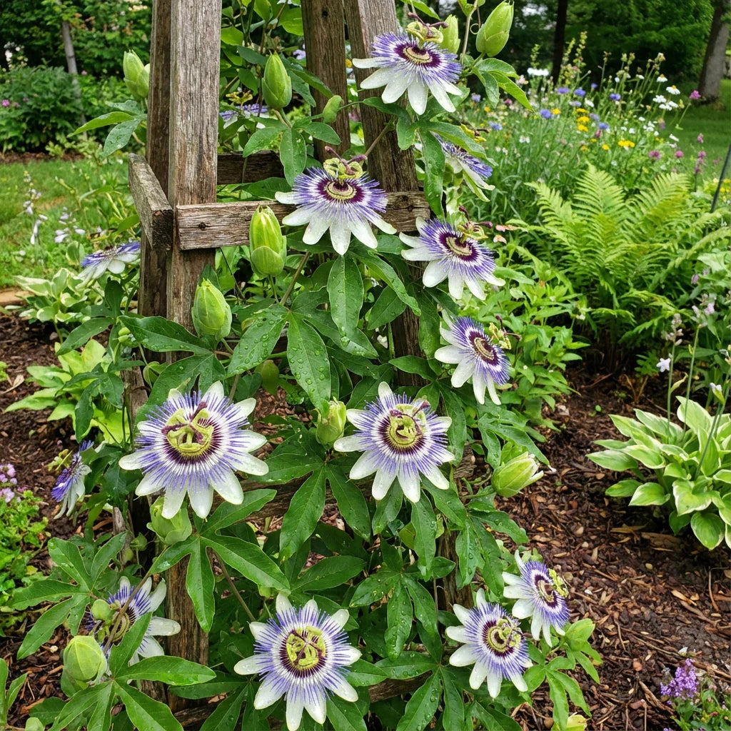 High quality Purple Passiflora Incarnata Flower seeds for Planting Fragrant Blossoms, Heirloom & GMO Free Seeds for Home Garden seeds pack