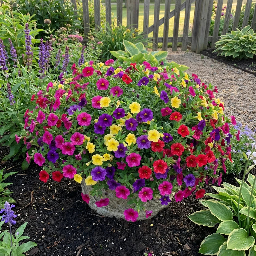 Premium Mixed Superbells Petunia Seeds Flower seeds for Planting Pollinator Friendly, Heirloom & GMO Free Seeds for Home Garden seeds