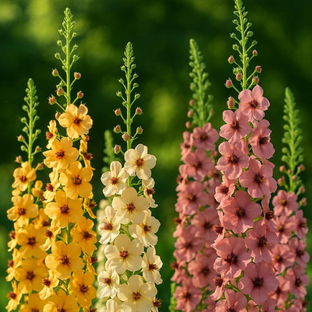 Verbascum Flower seeds for Planting Pollinator Friendly Heirloom & GMO Free Seeds for Home Garden