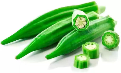Non GMO green okra seeds for gardeners