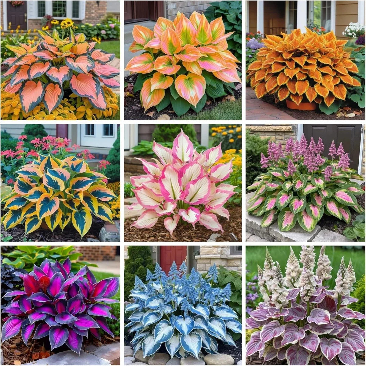 Hosta Jardin Flower seeds for Planting - Fragrant Blossoms, Heirloom & GMO Free Seeds for Home Garden