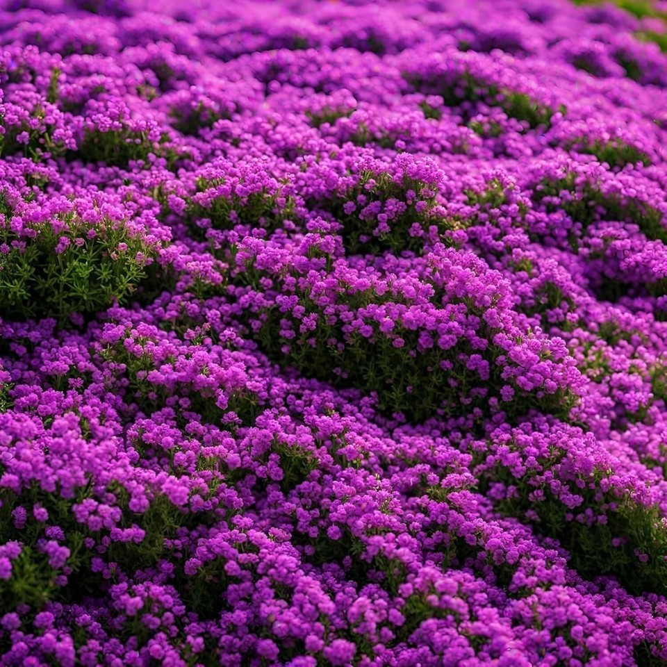 Mix Creeping Thyme Flower seeds for Planting - Sun Loving, Heirloom & GMO Free Seeds for Home Garden