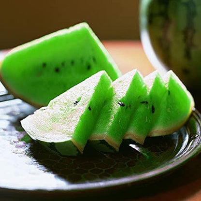Vibrant green watermelon seeds for planting in garden
