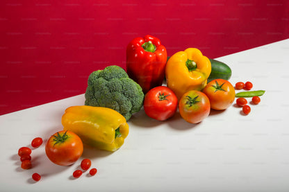 Warm season bell pepper plants grown from seeds